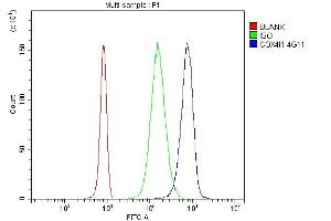 Flow Cytometry analysis of U937 cells using anti- COX IV antibody (ABIN7602090). (COX IV antibody  (AA 59-169))
