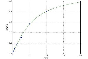 A typical standard curve