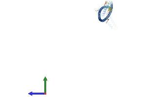 AlphaFold protein structure predicition of Mouse Recombinant Iqcd Protein, UniprotID Q9D3V1 (IQCD Protein (AA 1-458) (His tag))