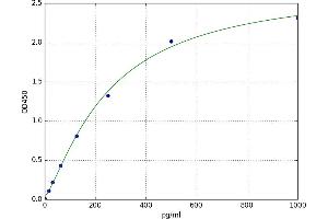 A typical standard curve