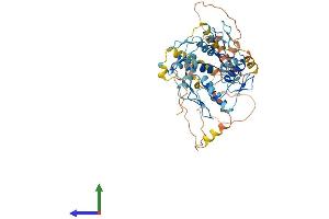AlphaFold protein structure predicition of Human Recombinant ZNF610 Protein, UniprotID Q8N9Z0