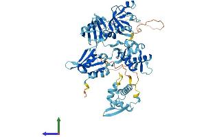 AlphaFold protein structure predicition of Mouse Recombinant Eif2d Protein, UniprotID Q61211