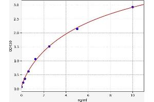 Typical standard curve (SLC50A1 ELISA Kit)