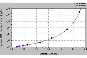 Typical Standard Curve (Calreticulin ELISA Kit)