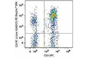 Flow Cytometry (FACS) image for anti-Chemokine (C-C Motif) Receptor 7 (CCR7) antibody (PE/Dazzle™ 594) (ABIN2659684) (CCR7 antibody  (PE/Dazzle™ 594))