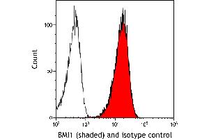 Flow Cytometry (FACS) image for anti-BMI1 Polycomb Ring Finger Oncogene (BMI1) (AA 250-300) antibody (ABIN7455106) (Recombinant BMI1 antibody  (AA 250-300))