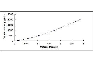 Typical standard curve (FGG ELISA Kit)