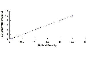 Typical standard curve (DDO ELISA Kit)