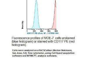 Image no. 1 for anti-Mast/stem Cell Growth Factor Receptor (KIT) antibody (PE) (ABIN1112041) (KIT antibody  (PE))