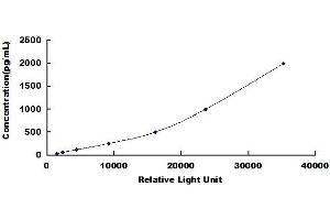 Typical standard curve