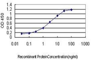Detection limit for recombinant GST tagged CD48 is approximately 0. (CD48 antibody  (AA 1-169))