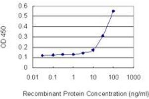 Detection limit for recombinant GST tagged GJB2 is 3 ng/ml as a capture antibody. (GJB2 antibody  (AA 1-226))