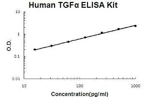 Human TGF alpha PicoKine ELISA Kit standard curve (TGFA ELISA Kit)
