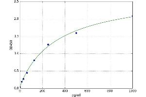A typical standard curve