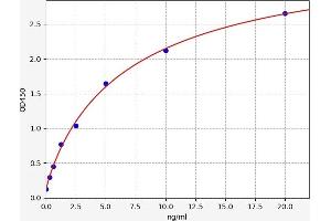 Typical standard curve (Caspase 7 ELISA Kit)