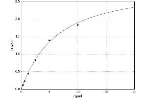 A typical standard curve (EIF3A ELISA Kit)