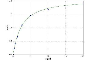 A typical standard curve