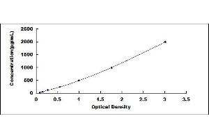 Typical standard curve (FADS2 ELISA Kit)