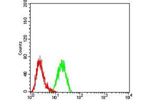 Flow Cytometry (FACS) image for anti-Myeloproliferative Leukemia Virus Oncogene (MPL) (AA 26-175) antibody (ABIN5611182)