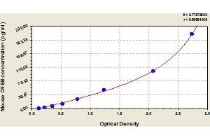 Typical Standard Curve (CREB1 ELISA Kit)