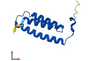 Protein Structure (PS) image for LYR Motif Containing 4 (LYRM4) (AA 1-91) protein (His tag) (ABIN7559488)