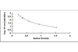 Typical standard curve (Lactic Acid ELISA Kit)