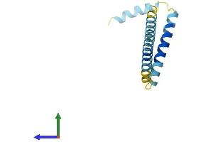 AlphaFold protein structure predicition of Mouse Recombinant G0s2 Protein, UniprotID Q61585