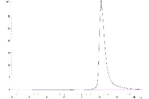 The purity of Human B2M is greater than 95 % as determined by SEC-HPLC. (beta-2 Microglobulin Protein (AA 21-119) (His tag))