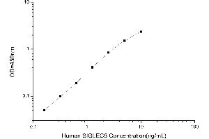 Typical standard curve (SIGLEC8 ELISA Kit)