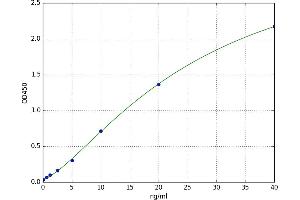 A typical standard curve
