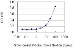 Detection limit for recombinant GST tagged IL33 is 1 ng/ml as a capture antibody. (IL-33 antibody  (AA 171-269))