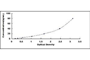 Typical standard curve (PPIA ELISA Kit)