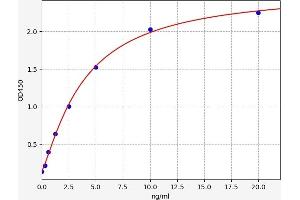 Typical standard curve (LAMTOR1 ELISA Kit)