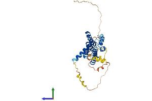 AlphaFold protein structure predicition of Mouse Recombinant Plpp6 Protein, UniprotID Q9D4F2 (PPAPDC2 Protein (AA 1-292) (His tag))