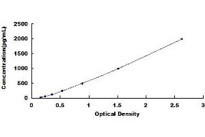 Typical standard curve (BPI ELISA Kit)