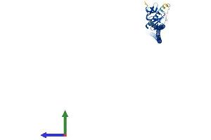 AlphaFold protein structure predicition of Mouse Recombinant Homer2 Protein, UniprotID Q9QWW1
