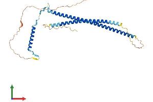 AlphaFold protein structure predicition of Human Recombinant EPSTI1 Protein, UniprotID Q96J88