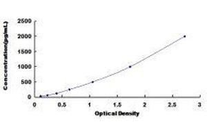 Typical standard curve (TNNC2 ELISA Kit)