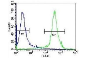 Flow Cytometry (FACS) image for anti-Carbamoyl-Phosphate Synthetase 2, Aspartate Transcarbamylase, and Dihydroorotase (CAD) (AA 780-809) antibody (ABIN3030276)