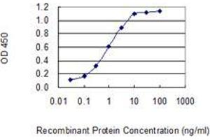 Detection limit for recombinant GST tagged OTOA is 0. (OTOA antibody  (AA 27-124))