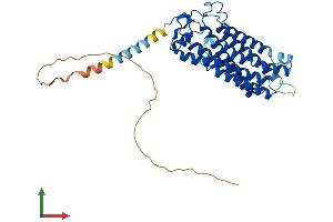Protein Structure (PS) image for Adiponectin Receptor 1 (ADIPOR1) (AA 1-375) protein (His tag) (ABIN7551954)