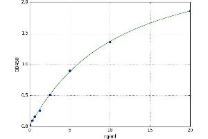 A typical standard curve