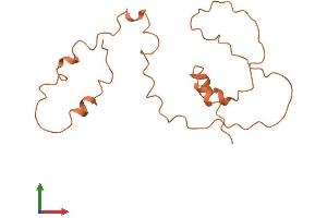AlphaFold protein structure predicition of Human Recombinant KRTAP9-3 Protein, UniprotID Q9BYQ3