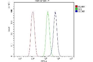 Flow Cytometry analysis of PC-3 cells using anti-Claudin 3/CLDN3 antibody (ABIN7602816).
