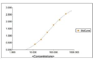 Standard Curve Graph (ORM1 ELISA Kit)