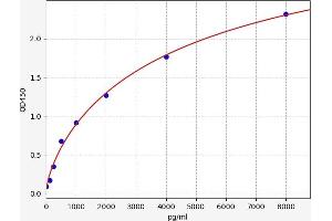 Typical standard curve (BIRC7 ELISA Kit)