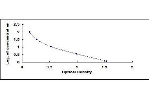 Typical standard curve