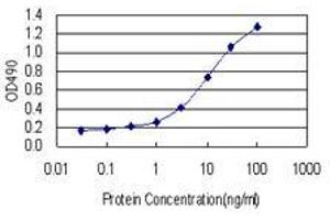 Sandwich ELISA detection sensitivity ranging from 0. (FGF21 (Human) Matched Antibody Pair)