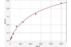 Typical standard curve (HDAC6 ELISA Kit)