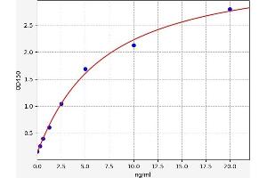 Typical standard curve (MTTP ELISA Kit)